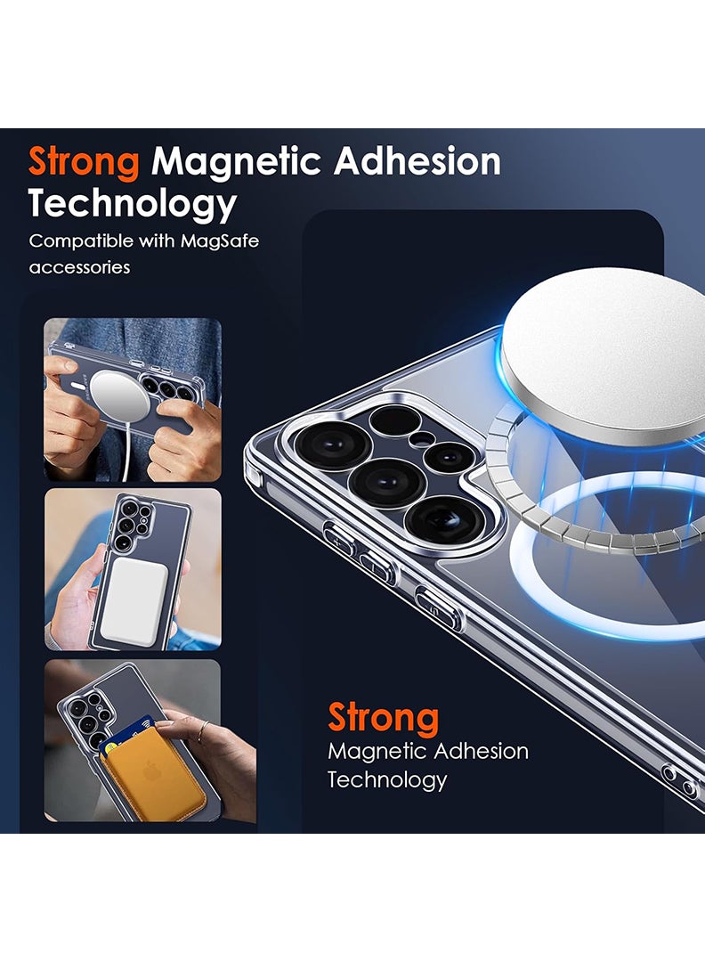 Rivin Samsung Galaxy S25 Ultra Case Magsafe Compatible Strong Magnet Upgraded Shutter Button Delay Yellowing Galaxy S25 Ultra Military-Grade Protection Wear-Resistant S25 Ultra Case Magnetic Compatible - Image 3